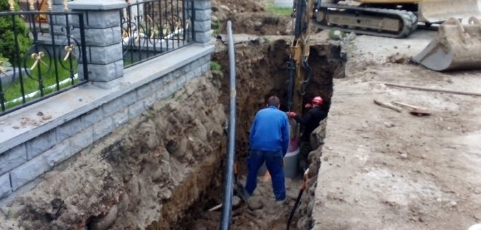 Budowa kanalizacji w Krempachach | fot. F Pacyga - krempachy.pl