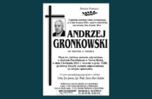 Zmarł Andrzej Gronkowski (84 l.)